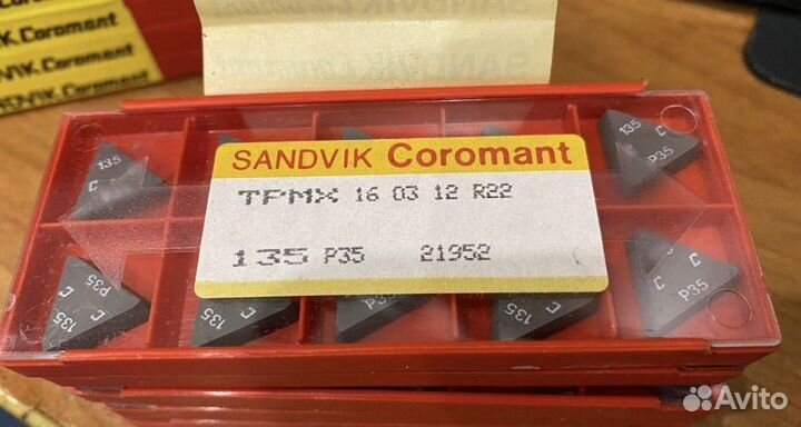 Твердосплавные сменные пластины sandvik tpmx