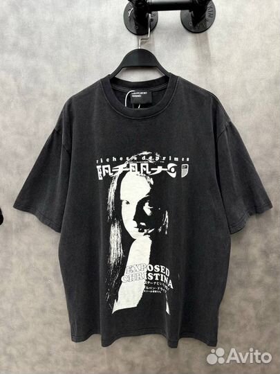 Футболка enfants riches déprimés оверсайз топовая