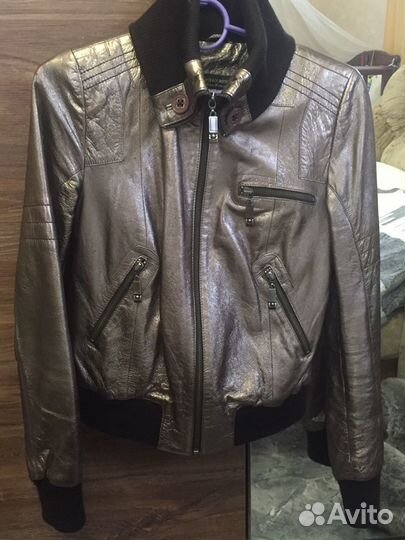 Кожаный пиджак