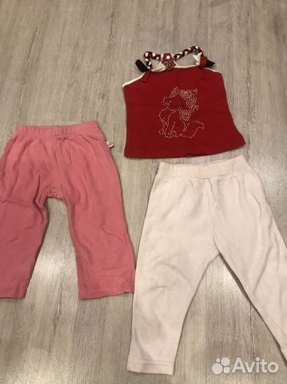 Одежда для девочки 80 86 92 пакетом