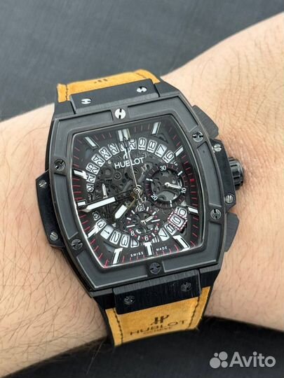 Часы Hublot black мужские