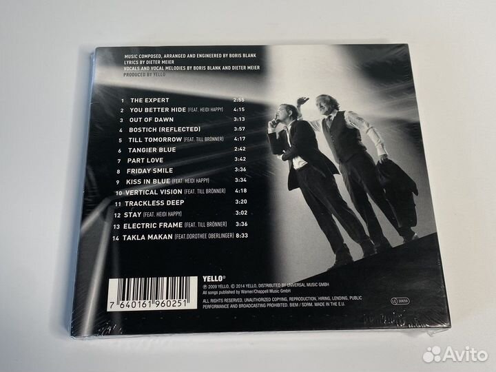 Yello - Touch Фирменный CD