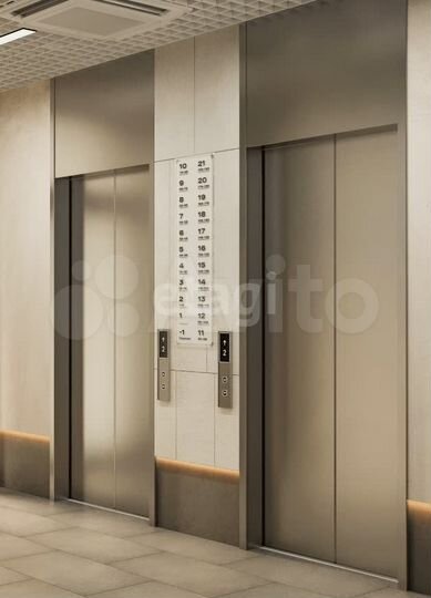 Квартира-студия, 20,9 м², 3/21 эт.