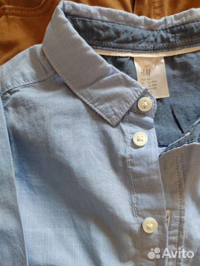 Рубашка, брюки H&M для мальчика 86