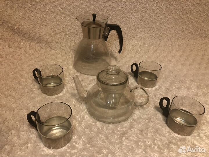Набор чайный из термостекла СССР 1972 г