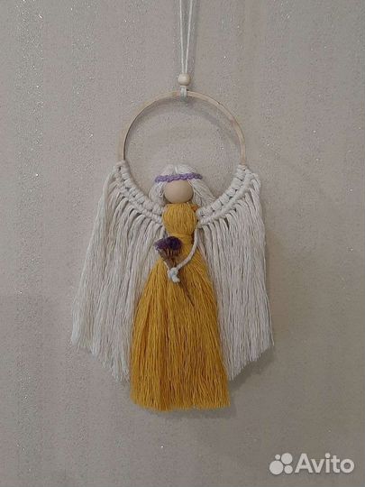 Ангел-хранитель. Макраме