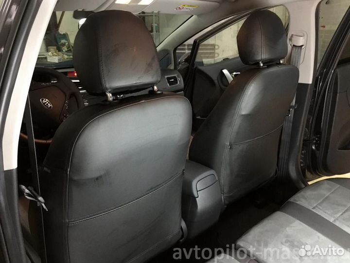 Чехлы на Kia Ceed алькантара (2012-2018)