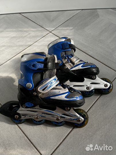 Роликовые коньки детские раздвижные