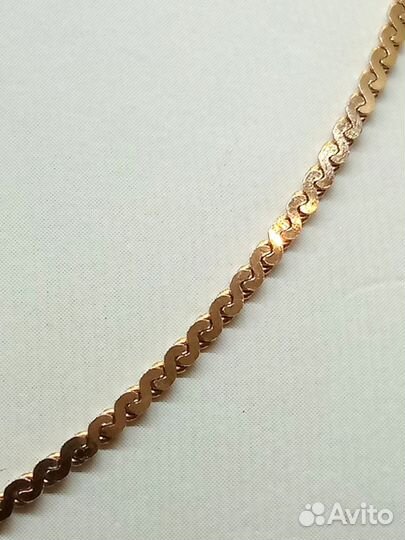 Золотая цепь плетение Париджина 49 см