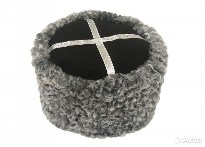 Кубанка из серого каракуля Миценко