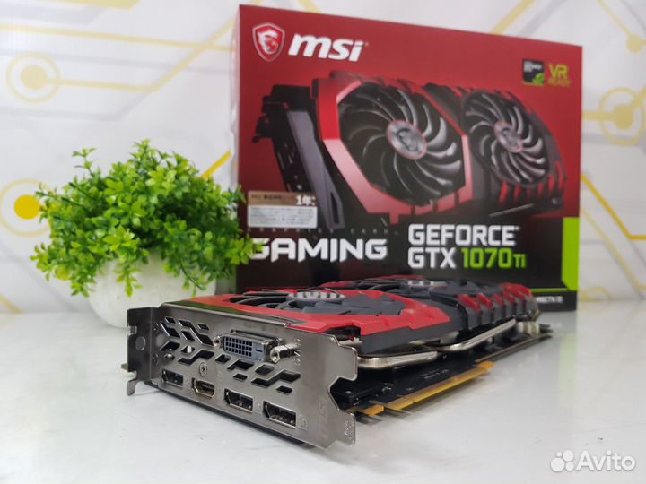 Видеокарта MSI GTX 1070 Ti Gaming