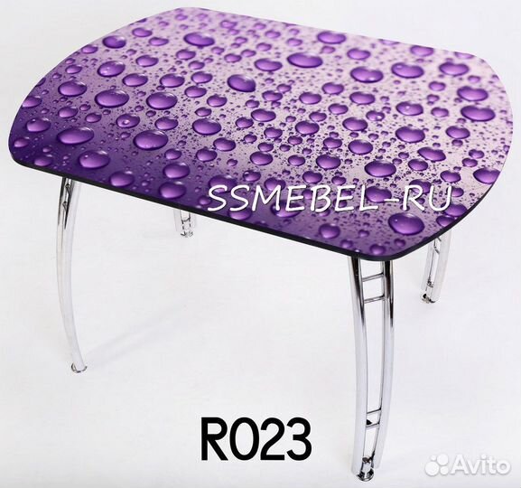 Стол кухонный с фотопечатью R-023