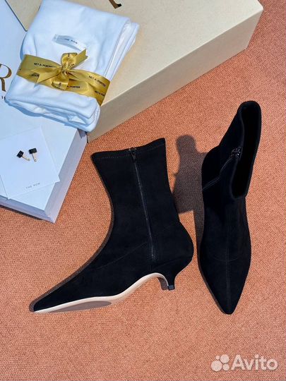 Ботильоны The Row замшевые Премиум