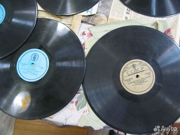 Грампластинки СССР 50 х годов