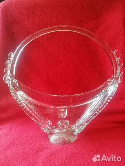 Конфетница стеклянная СССР