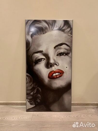 Постеры на дереве Мэрилин Монро 51х101 см