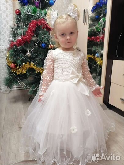 Детское нарядное платье 98 104
