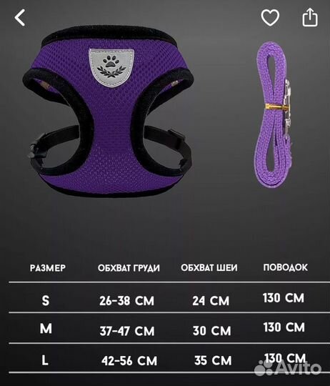 Шлейка для маленькой собаки