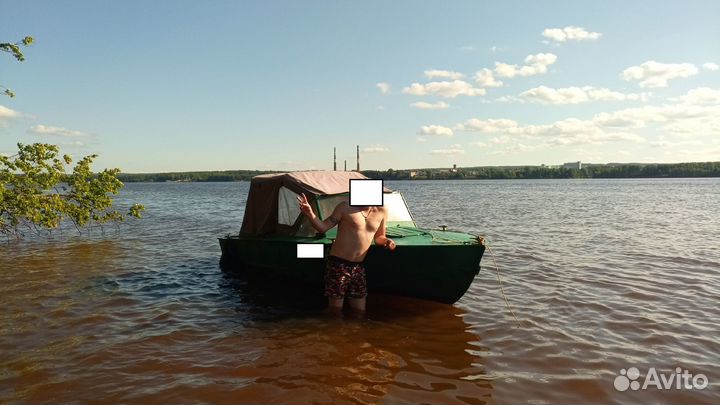 Прогресс 4 с двигателем меркури30+эллинг