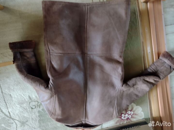 Мужская дублёнка из натуральной кожи