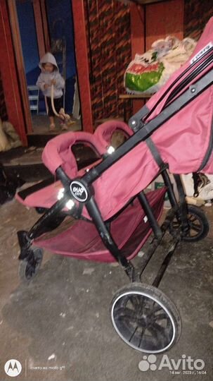 Прогулочная коляска для двойни бу
