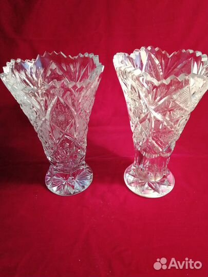 Хрусталь СССР: Вазы для цветов