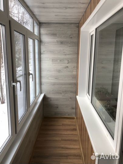 Обшивка балконов и лоджий, остекление