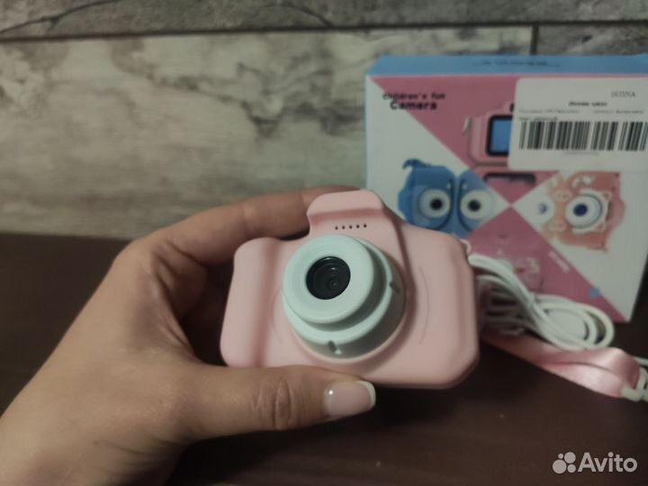 Детский цифровой фотоаппарат с развивающими играми