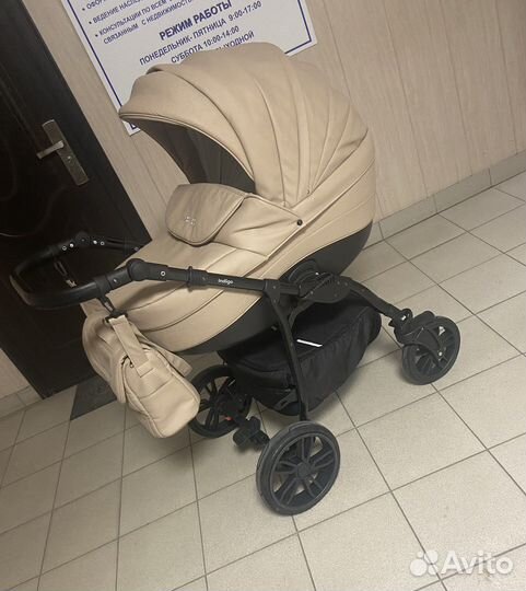 Коляска 2 в 1 индиго