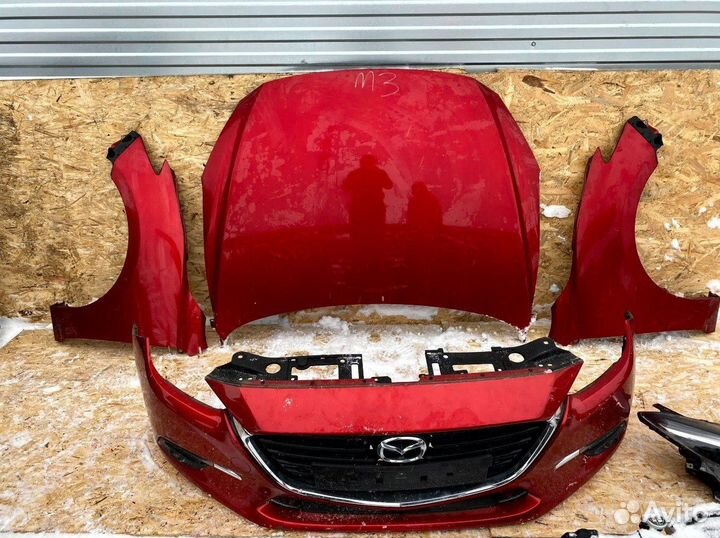 Бампер капот фара Mazda 3 BM Мазда 3 бм 2013-2019