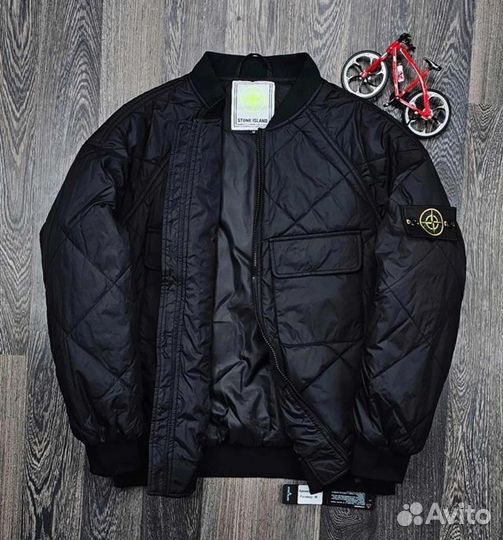 Мужская куртка бомбер stone island
