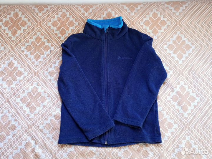 Утепленные брюки Uniqlo, флиска и свитер 120