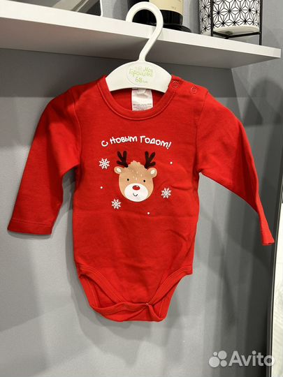 Вещи на девочку новогодние 68-74 новые