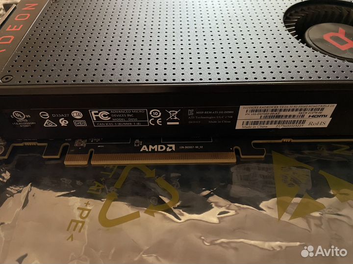 Видеокарта AMD MacEdition (macvidcards) Vega56 8Gb