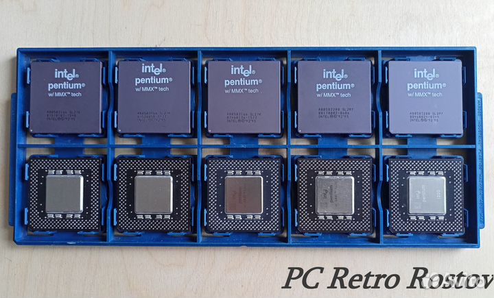 Ретро процессоры Socket 7 Intel Pentium P54C P55C