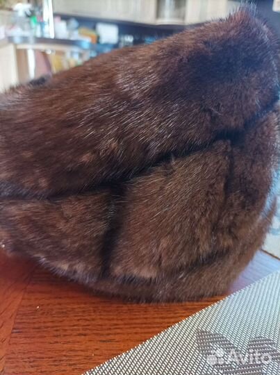 Шапка норковая женская 58 размер