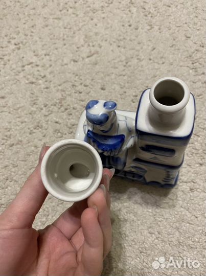 Штоф (графин) «Печка», Гжель