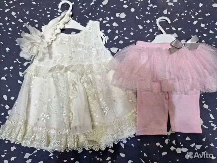 Платье для девочки 74 размер