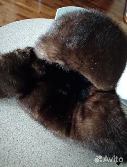 Шапка ушанка мужская меховая