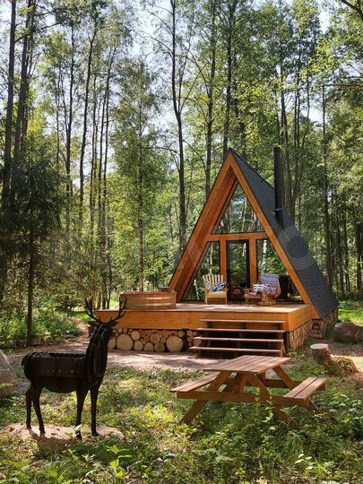 Коттедж 42 м² на участке 3 га