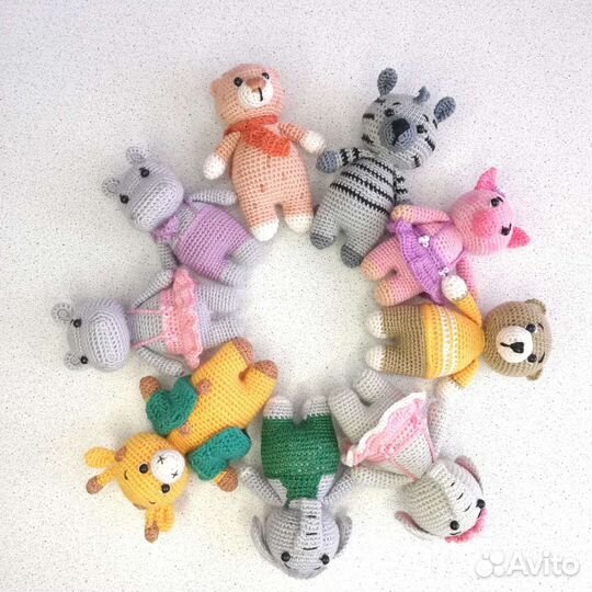Вязаные игрушки ручной работы