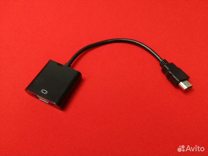 0555 Кабель переходник адаптер hdmi - VGA 1080P ко