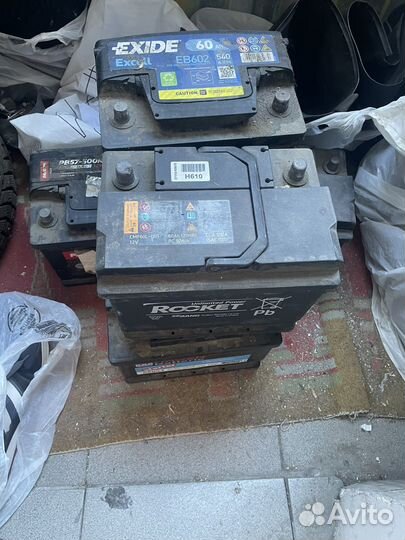 Аккумуляторы 60 ач бу