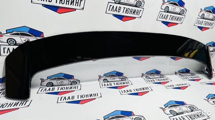 Спойлер BMW 1 F20 черный глянец козырек