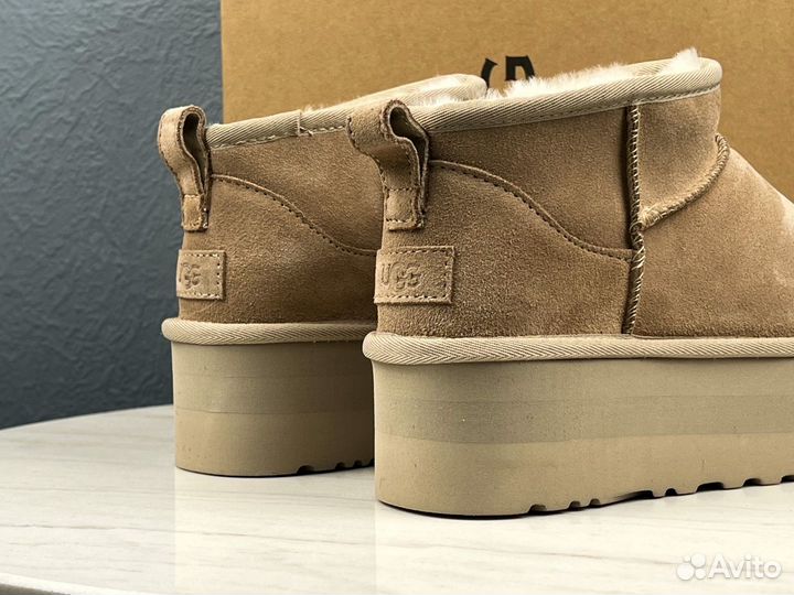 Угги UGG Ultra Mini Platfrom Sand