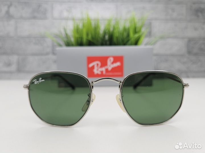 Очки Ray Ban Hexagonal 3548 Классический Зеленый