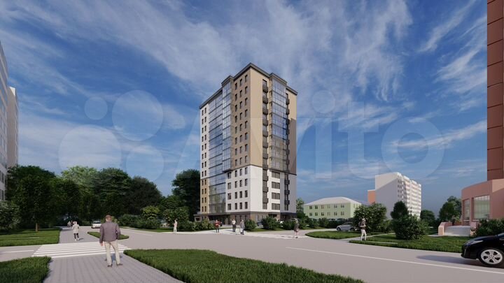 3-к. квартира, 62,2 м², 7/12 эт.