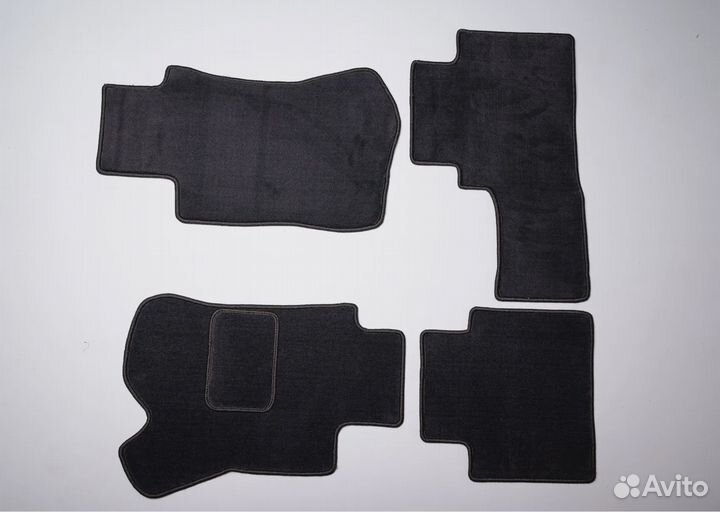 Коврики текстильные комплект из 4х шт