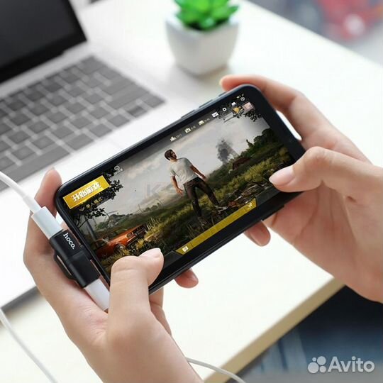 Переходник hoco LS20 Lightning - Dual Lightning