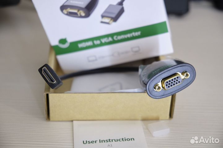 Адаптер с hdmi на VGA